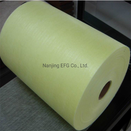 Yellow Fiberglass Roofing Mat Tissue Material