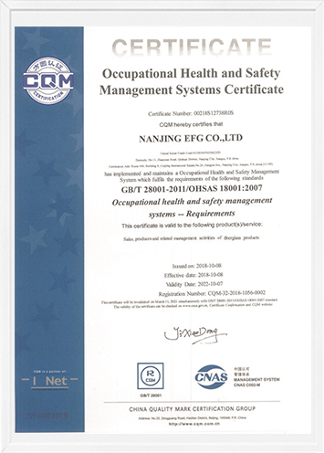  <span style="color:#444444;">Occupational health and safety management system</span> 