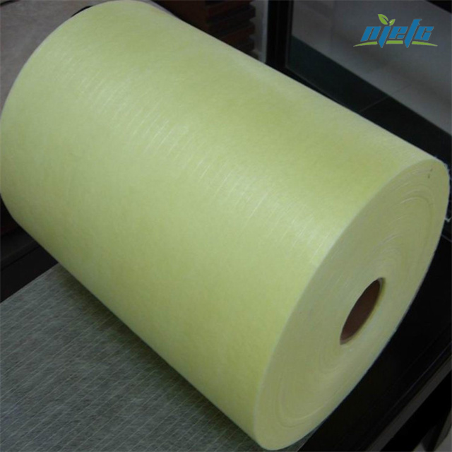 Yellow Acrylic Coated Fiberglass Fleece for Gypsum Sheathing